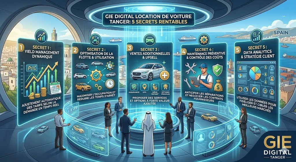 GIE Digital Location de Voiture Tanger : 5 Secrets Rentables
