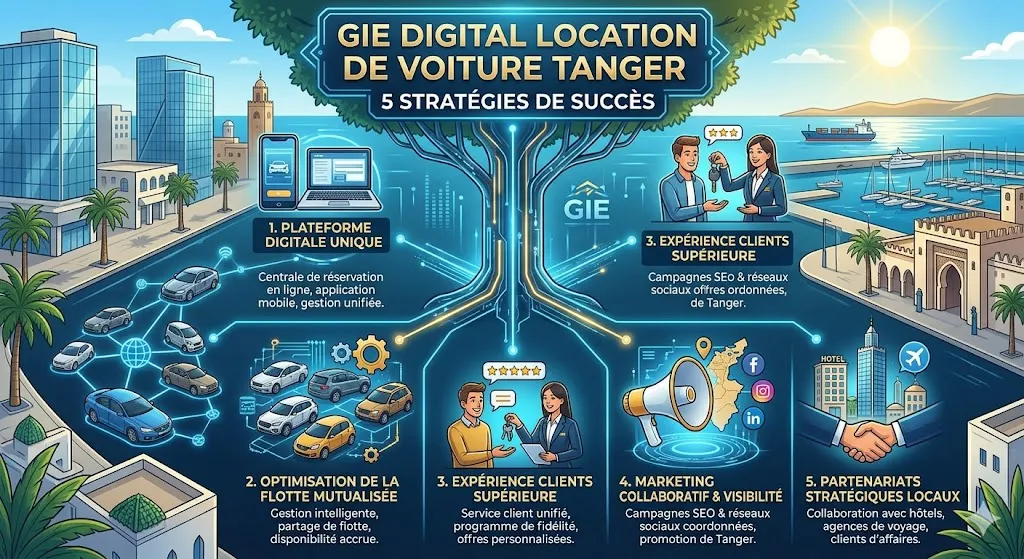 GIE Digital Location de Voiture Tanger : 5 Stratégies de Succès